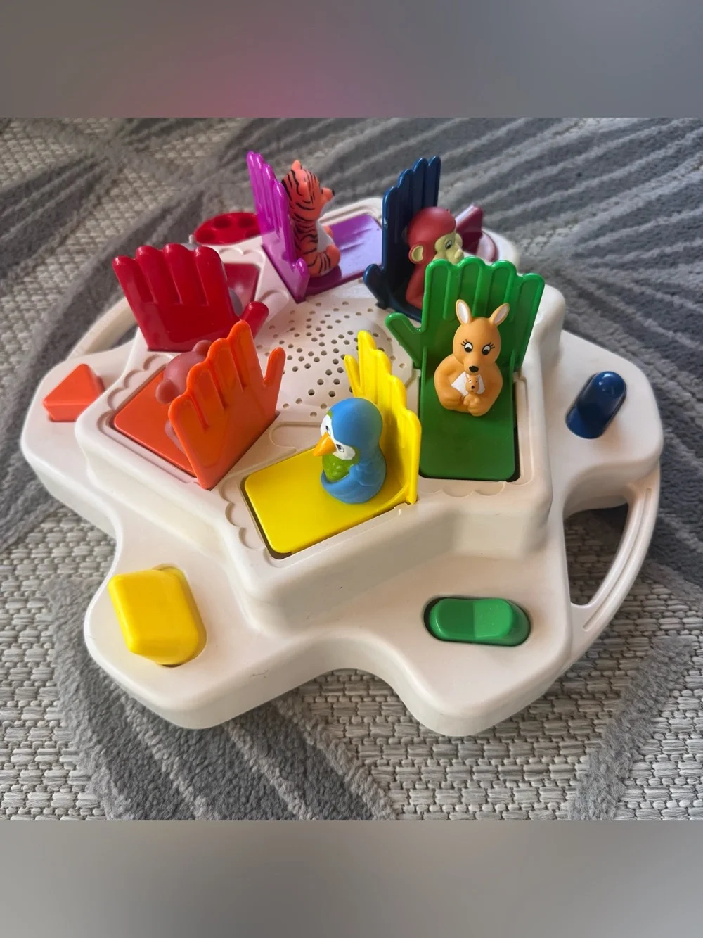 Vintage 1990 Texas Instruments Talking Peek-a-boo Zoo Educational Learning Toy